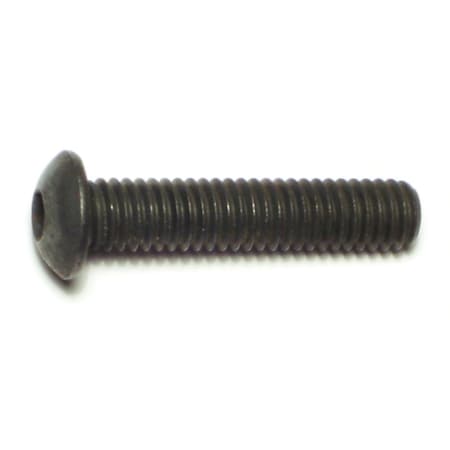 5/16-18 Socket Head Cap Screw, Plain Steel, 1-1/2 In Length, 8 PK